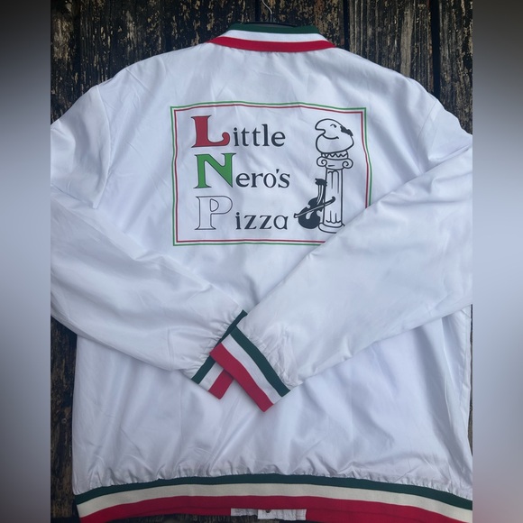 Home Alone Little Nero's Pizza Button Down Jacket Delivery Driver 3XL Costume A7